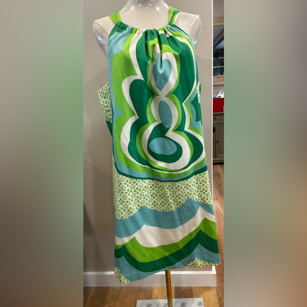 Cute, fun, eye catching Trina Turk tank dress, perfect for a summer party!